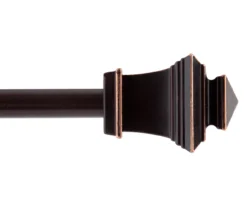 Copper Vaughn Antique Curtain Rod, (48" - 86")