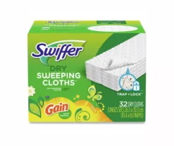 Swiffer Sweeper Dry Sweeping Cloth Refills, With Gain Scent, 32 Count