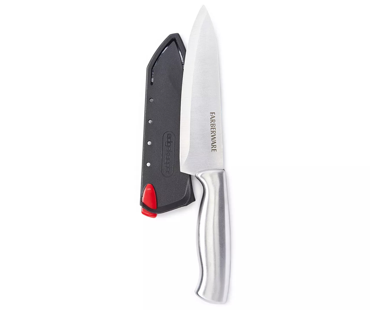 6" Steel Chef Knife With Sleeve Sharpener