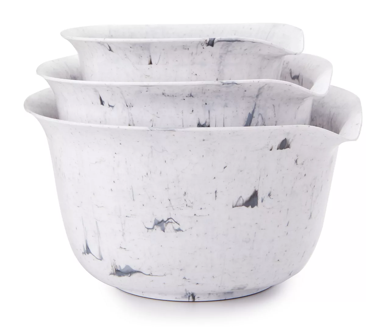 3-Piece Marble Non-Skid Mixing Bowls Set