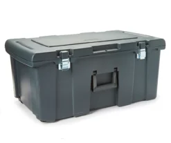 Gray Footlocker Storage Bin