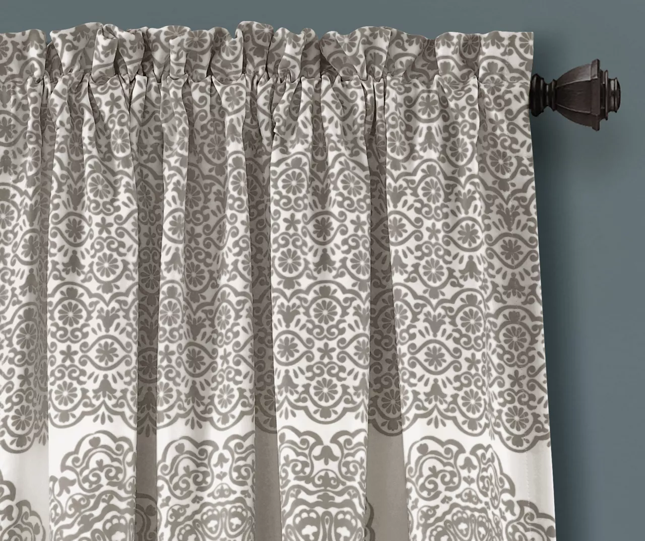 Stripe Medallion Room-Darkening Rod Pocket Curtain Panel Pair - Image 15