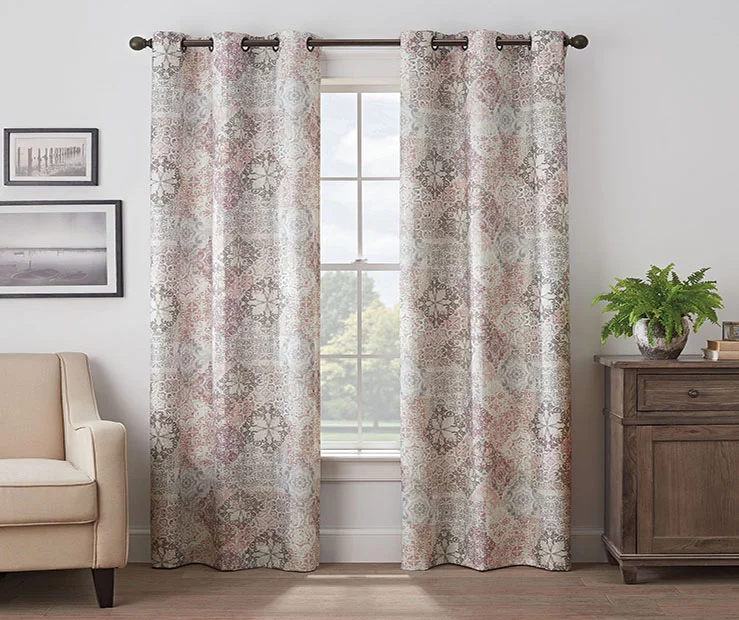 Eclipse Martina Medallion Blackout Grommet Curtain Panel - Image 11