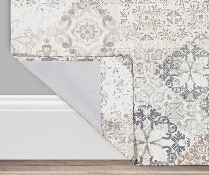 Martina Medallion Taupe Blackout Grommet Curtain Panel, (95") - Image 3