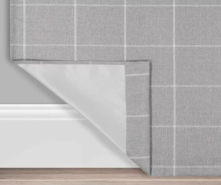 Peconic Gray Blackout Grommet Curtain Panel, (63") - Image 3