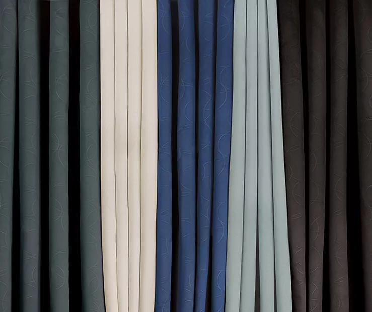 Round & Round Blue River Blackout Grommet Curtain Panel, (95") - Image 6