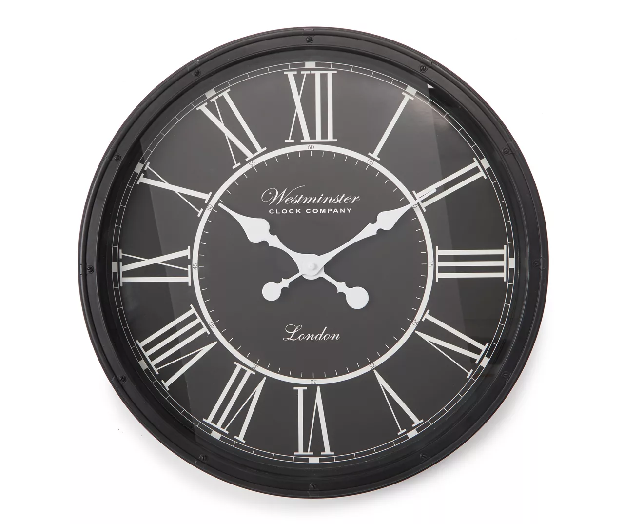 Black Rivet Wall Clock, (20β)