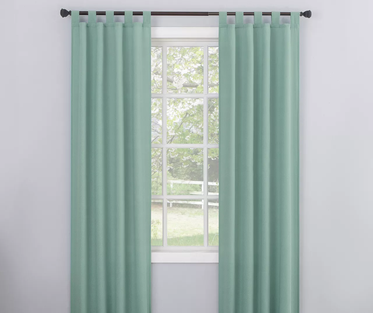 Broyhill Durham Semi-Sheer Textured Tab Top Curtain Panel