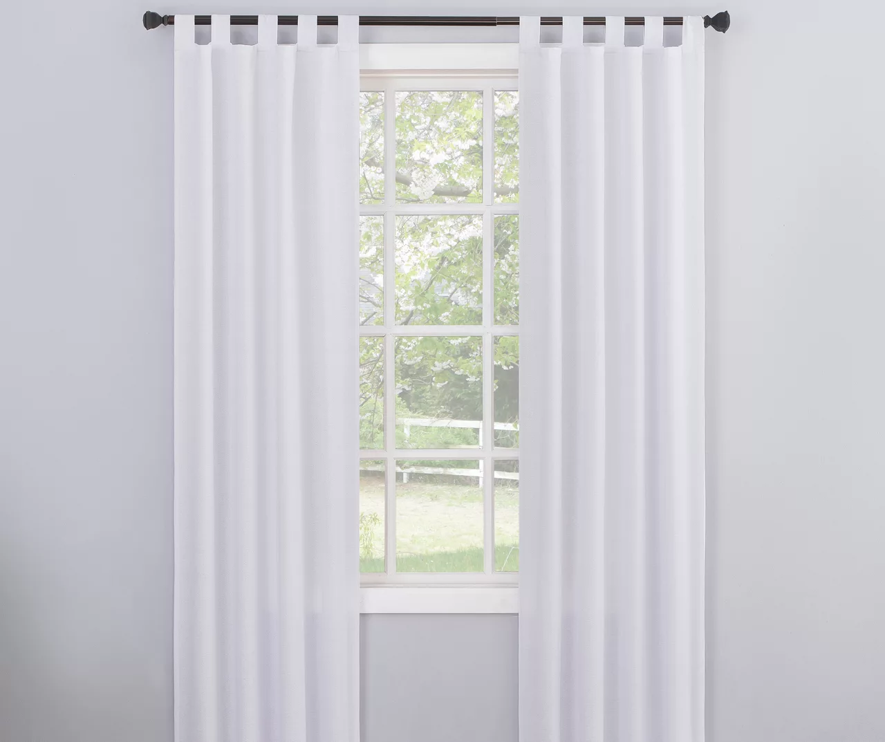 Broyhill Durham Semi-Sheer Textured Tab Top Curtain Panel - Image 9
