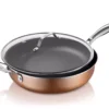 Cast Textured 15.55" Sauté Pan With Lid