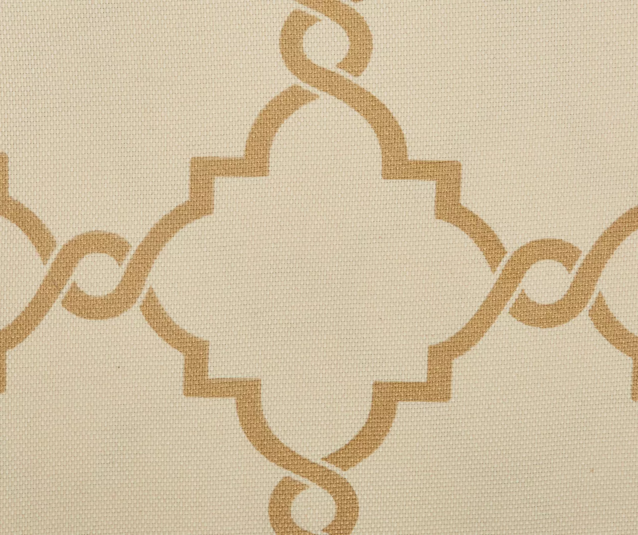 Sereno Fretwork Beige & Gold Light-Filtering Grommet Curtain Panel, (95") - Image 7