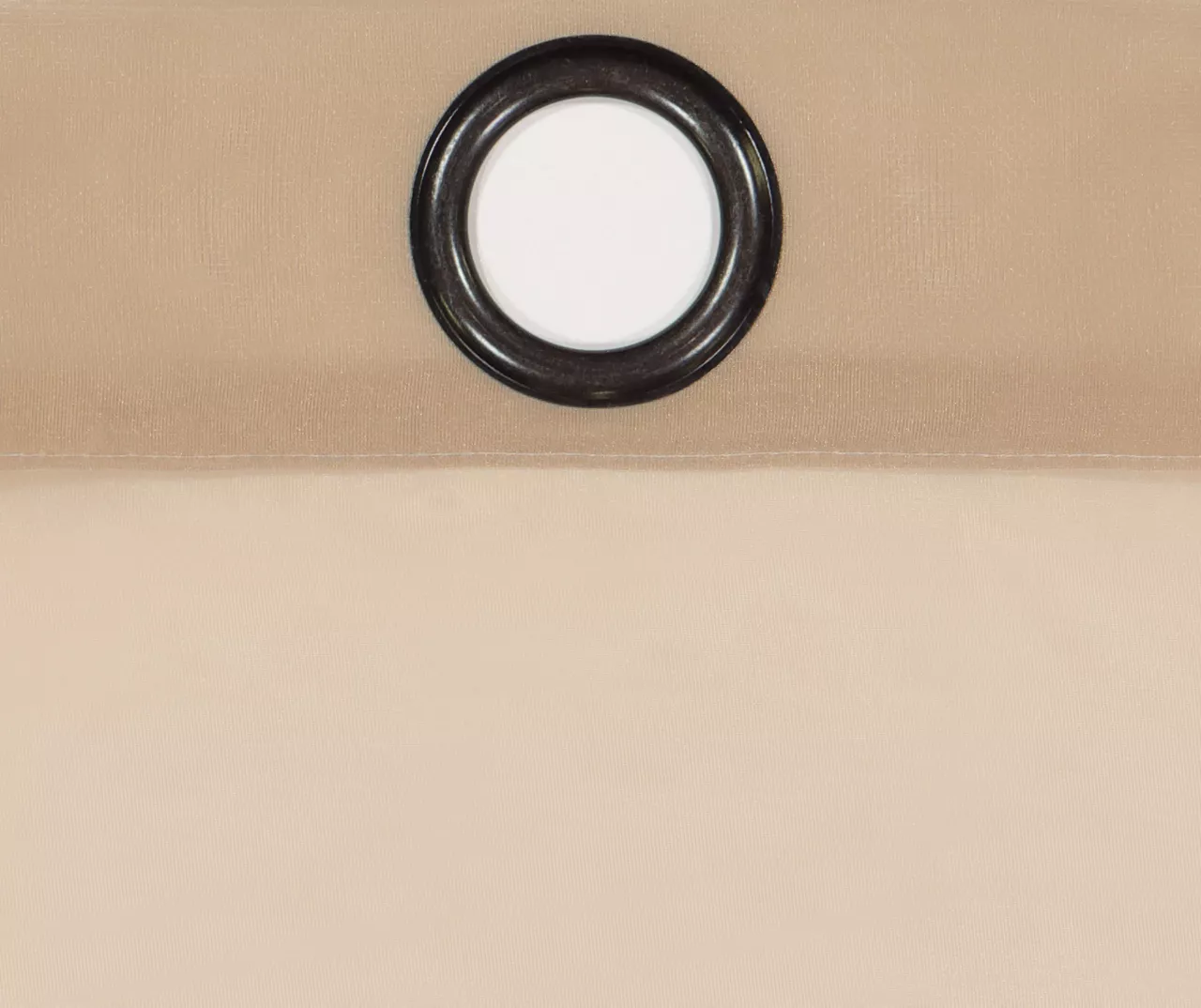 Curtain Fresh Latte Sheer Grommet Curtain Panel, (108") - Image 6