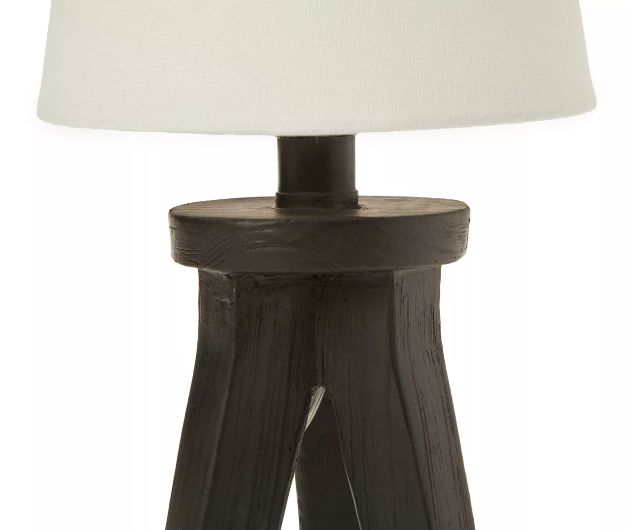 Black & White Tripod Table Lamp With Bulb - Image 2