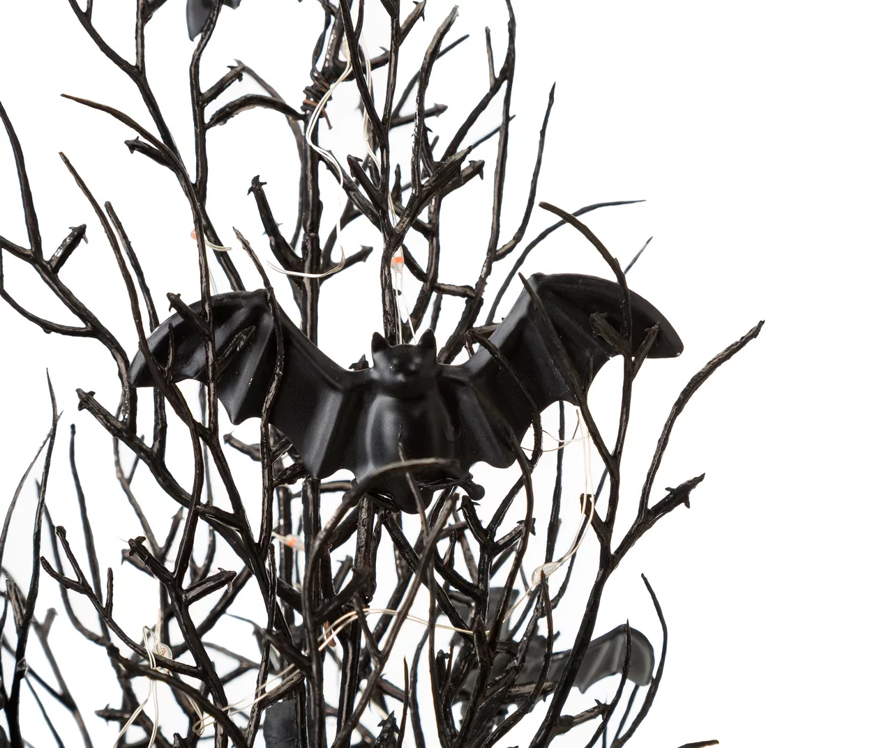 20" LED Bats Mini Halloween Tabletop Tree - Image 3