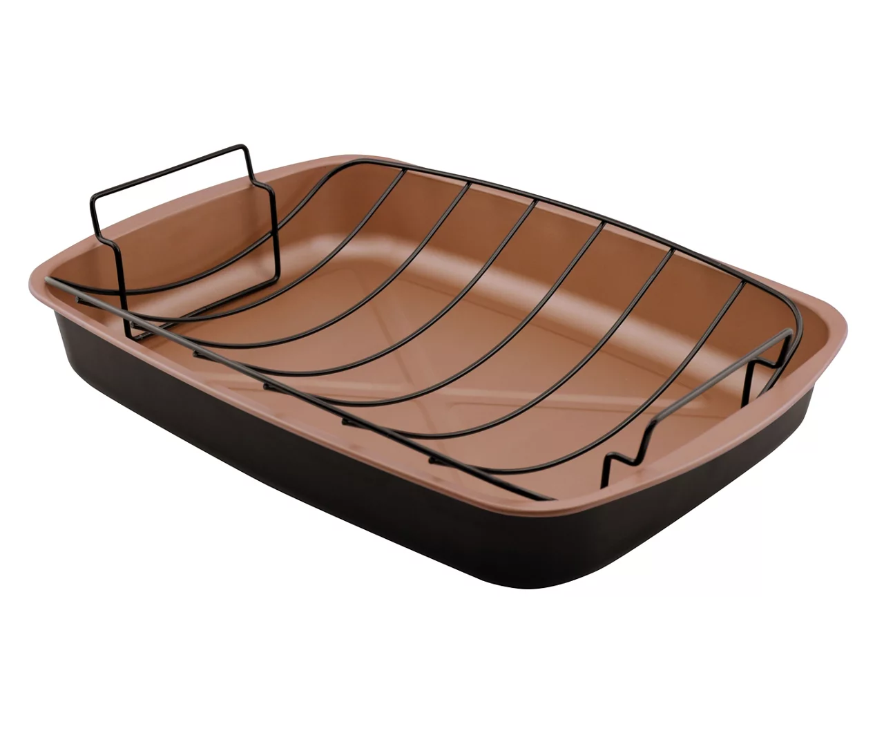 Copper Roaster Pan With Rack - Image 2