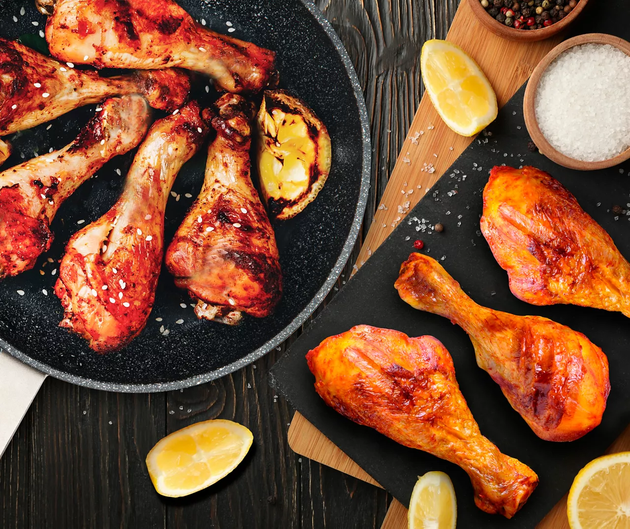 Masterpan 9.5" Black Speckled Non-Stick Aluminum & Stainless Steel Fry Pan - Image 6