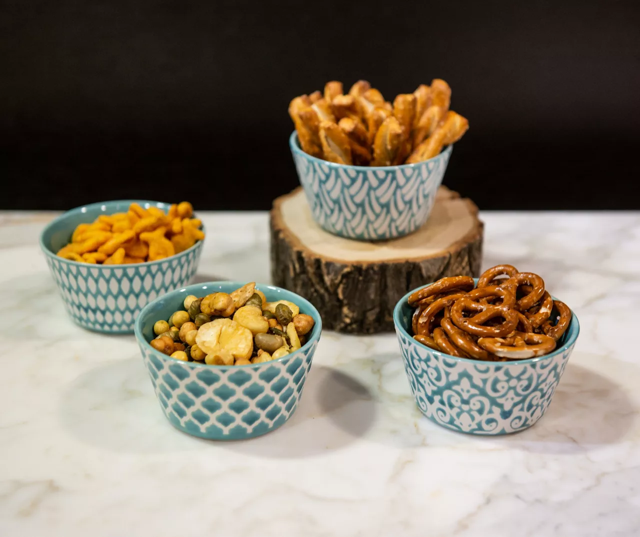 Teal Mirabelle 4-Piece Ramekin Set - Image 3