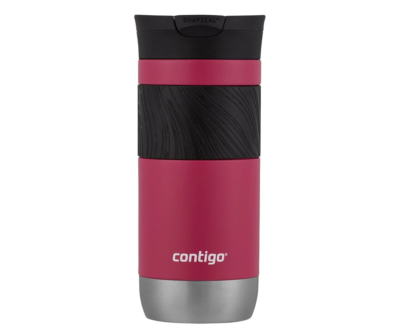 Contigo Pink Byron Stainless Steel Travel Mug, 16 Oz.