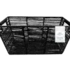 Black Paper Rope Storage Basket, (16")
