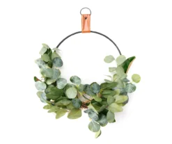 Green Eucalyptus Hoop Wreath, (16")
