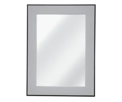 Black & White Rectangle Mirror