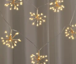 Glow-Up Warm White Starburst LED Fairy Light Set, 160-Lights