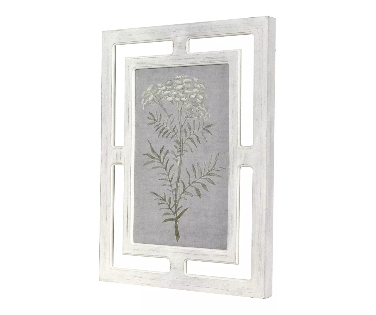 Gray Botanical Cut-Out Border Wall Art, (12" X 15.8") - Image 2