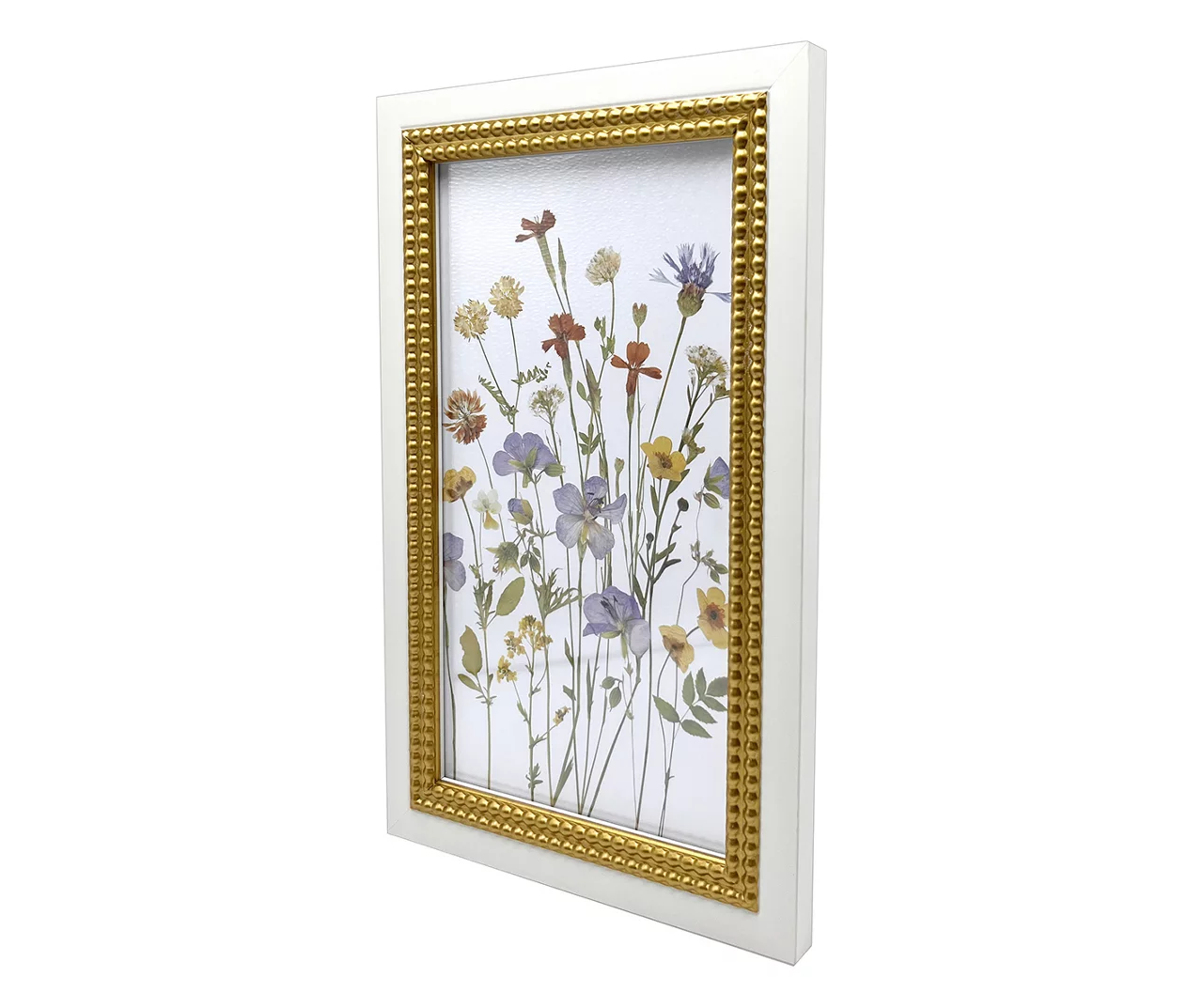 Pressed Flower Double Beaded Frame Art, (10" X 16") - Image 2
