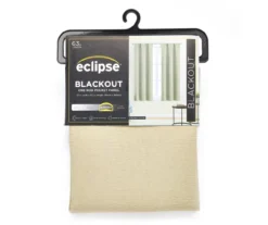 Green Blackout Rod Pocket Curtain Panel, (63")