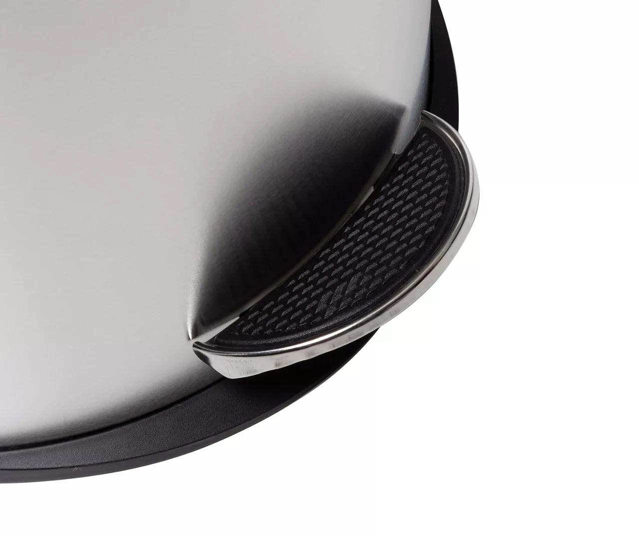 Stainless Steel 8-Gal. Semicircle Pedal Soft-Close Trash Can - Image 4