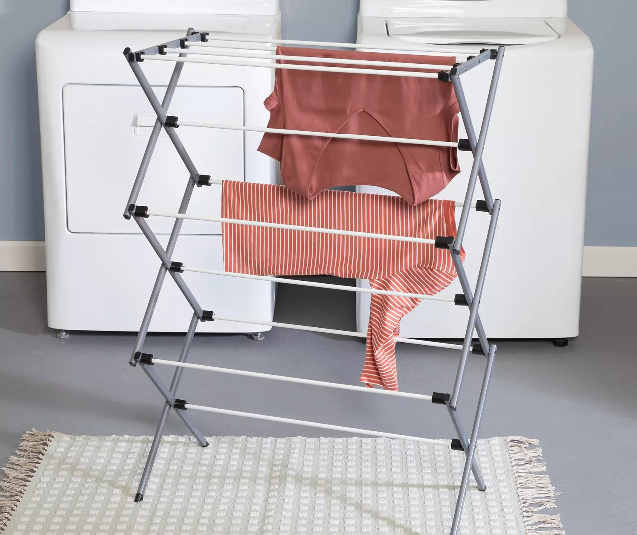 Dark Gray Collapsible Drying Rack - Image 5
