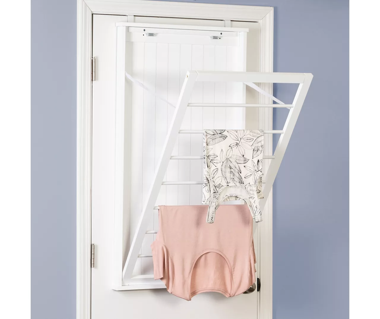 White Over-the-Door / Wall-Mount Drying Rack - Image 3