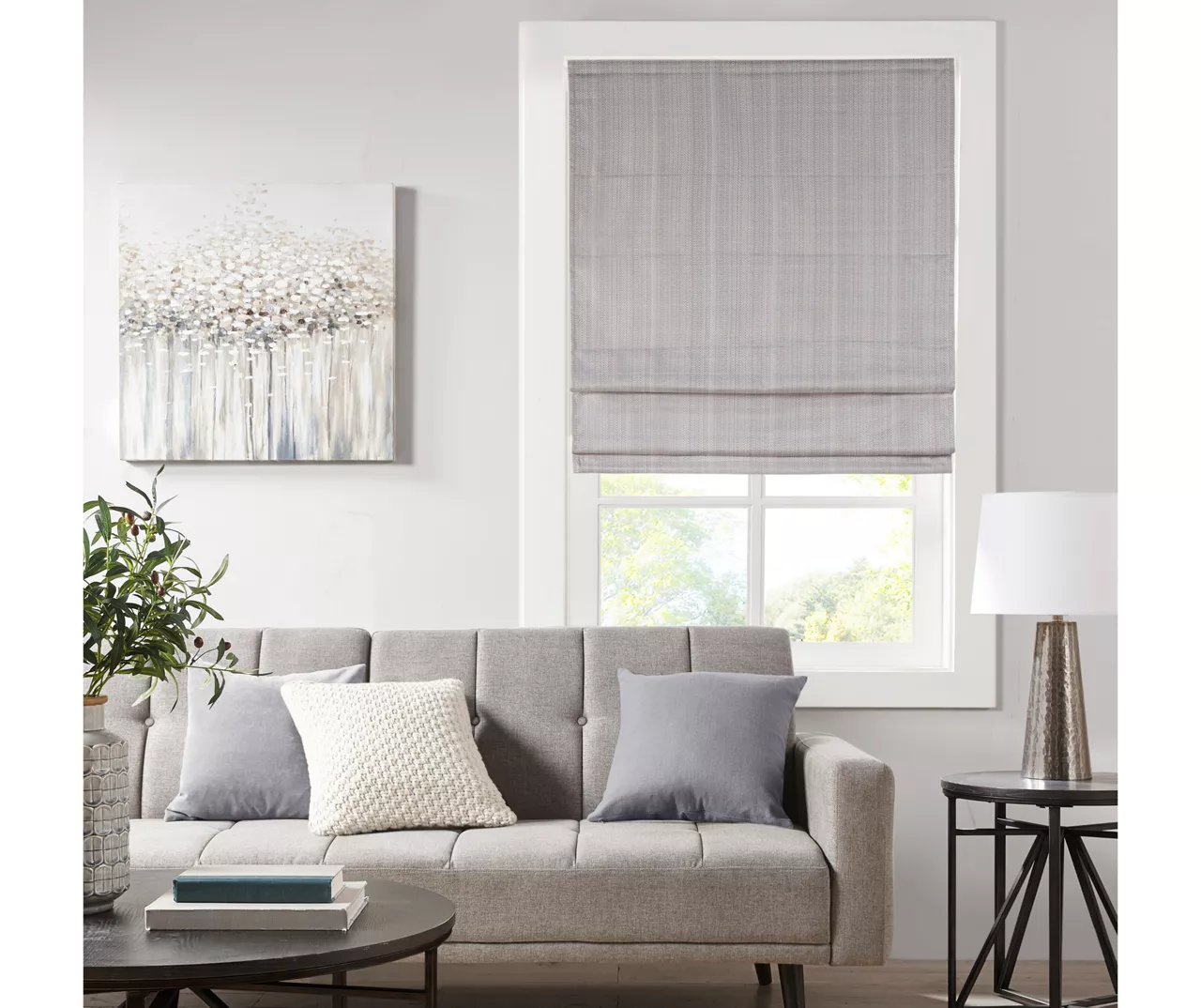 Paxton Room-Darkening Cordless Roman Shade - Image 6