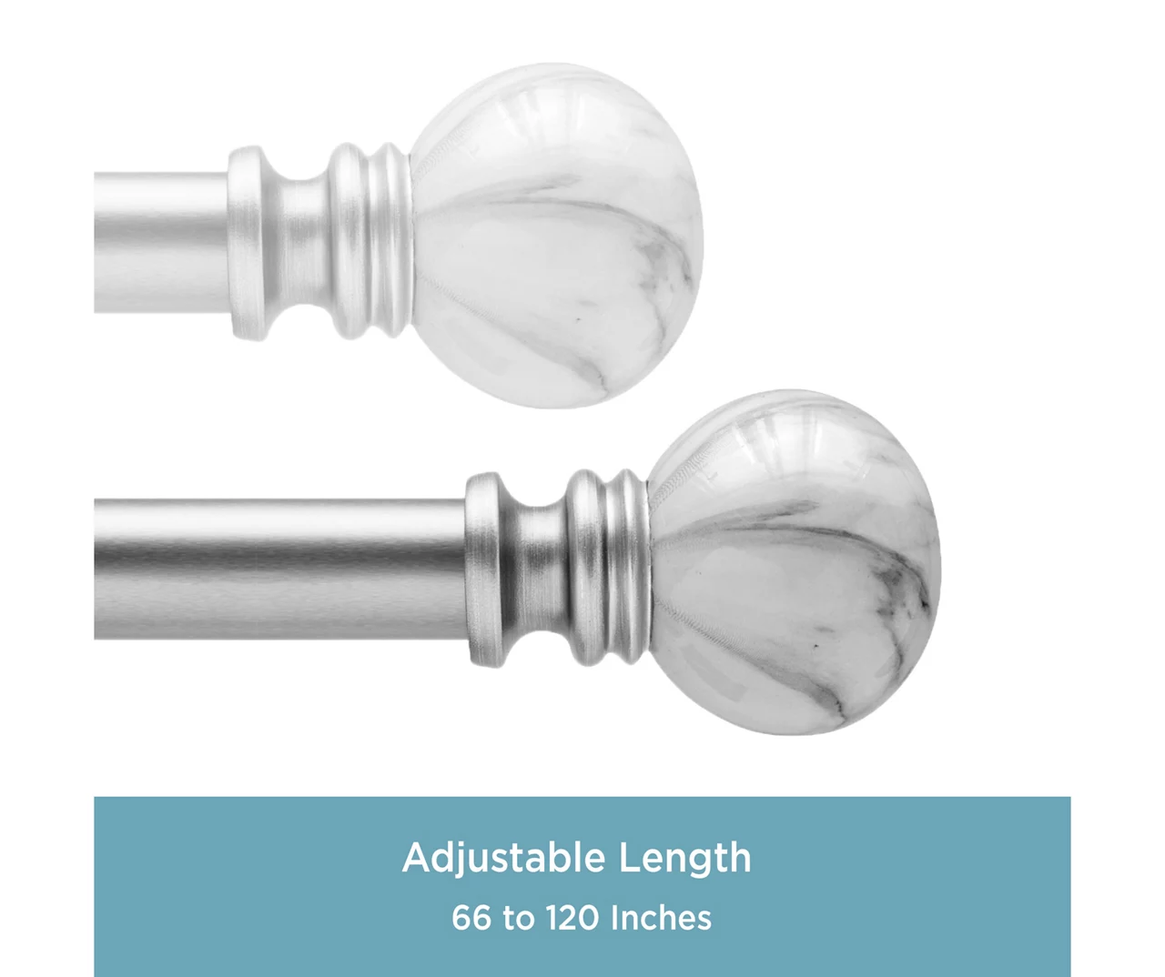 Kenney Marble 3/4" Adjustable Curtain Rod - Image 19