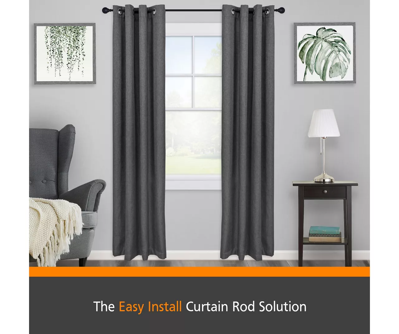 Kenney Dryden Fast Fit 5/8" Adjustable Curtain Rod - Image 3