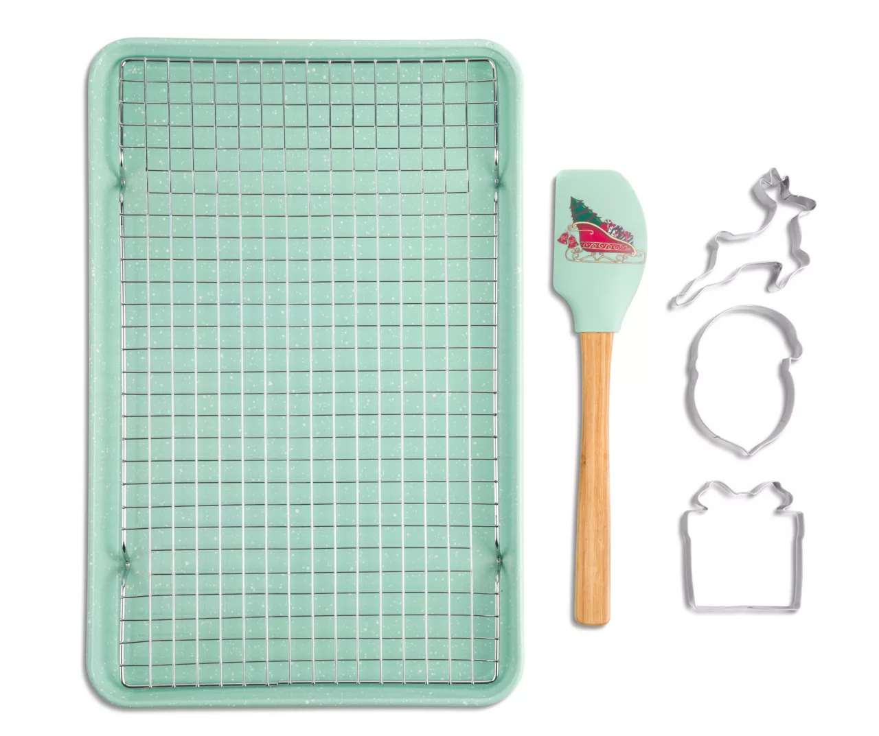 Core Blue 6-Piece Speckled Holiday Baking Set - Image 2